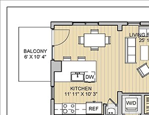 2 Bed 2 Bath 28b1040 Floor Plan 2 Bed 2 Bath 28b1040 Floor Plan at 28 Austin St, Newton, Massachusetts